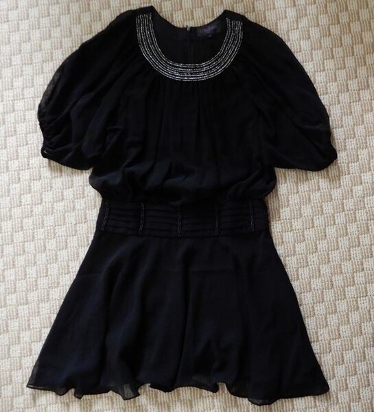 RUIRUE BOUTIQUE ルイルエブティック 黒のワンピース ブラックボックス/レディースSサイズ(7号)