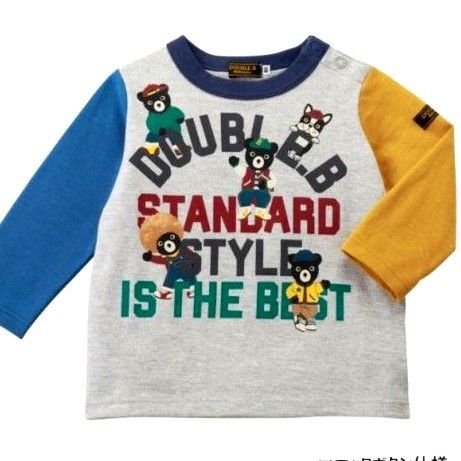 新品 ミキハウス ダブルB 豪華トップス 長袖Tシャツ カッコイイ 福袋 130