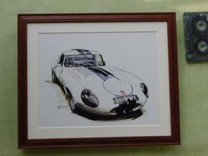 #BOW illustration picture # Jaguar E type light weight #70