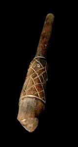  Indonesia *ti molding island. antique tree pipe (F)