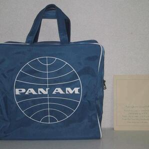 1966年7月 中古 パンナムバッグ(Pan Am) 正方形 ブルー ハワイ #174