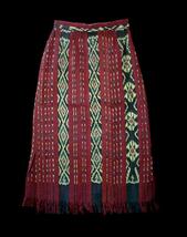 インドネシア・アロール島特産のイカット素材のスカート（7-9号_画像1