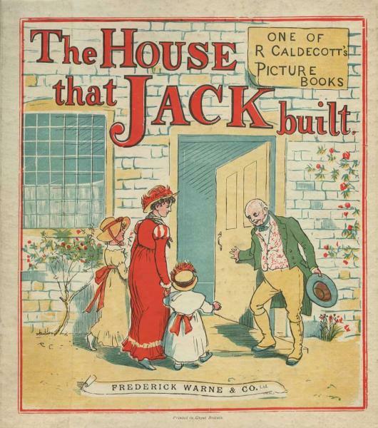 【特価】 ＊100年前の絵本箱＊ THE　HOUSE　THAT　JACK　BUILT