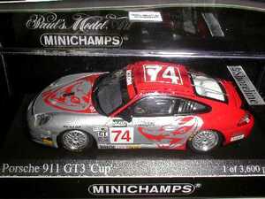 PMA 1/43 Porsche ポルシェ911GT3 NO74 ディトナ 2004