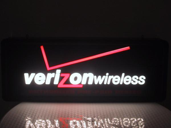 非売品 米国 携帯電話 VERIZON WIRELESS 店舗用 看板