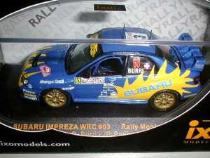 ixo 1/43 SUBARU IMPREZA Impreza NO63 WRC Monte Carlo 2004