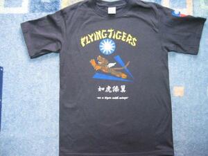 =*= Flying Tigers s flight jacket T-shirt =*= 07