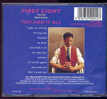 first light/you had it all 1988 uk cd paul hardcastle_画像2