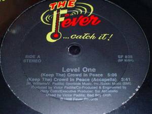 Level One / (Keep The) Crowd In Peace/US Original/5点以上で送料無料、10点以上で10%割引/12'