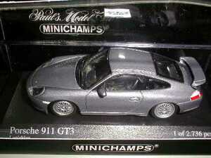 PMA 1/43 Porsche ポルシェ911GT3 1998 (グレーM)