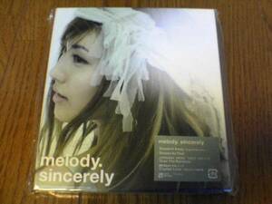 melody. CD「Sincerely」メロディ 初回限定盤★
