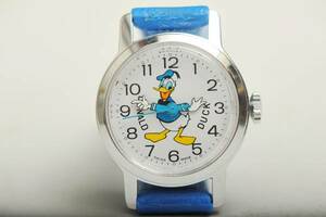  beautiful goods * Donald * Duck hand winding wristwatch * BARDLEY* SWISS made b Lad Ray 