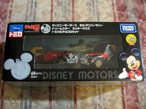 * Disney motors 5th Anniversary Dream Star Mickey Mouse Tomica & Choro Q комплект памятная монета ввод 
