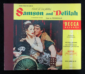  ◆SP盤 ◆4枚組 ◆SAMSON AND DELILAH ◆DECCA 米