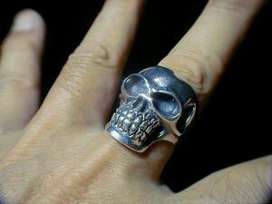  Indonesia * silver 925 made skull (...). ring (25-26 number )