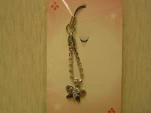  butterfly .. rhinestone strap * new goods *