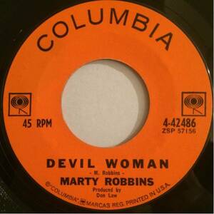 US Orig MARTY ROBBINS 7inch DEVIL WOMAN