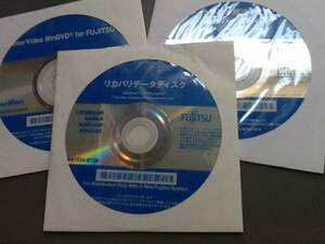 LIFEBOOK FMV-A540/A FMV-A540/AW FMV-A540/AX リカバリDVD @未開封3枚組@ Windows7 Professional