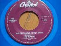 盤は未使用！ jukebox only 7inch beatles While my guitar ～_画像3