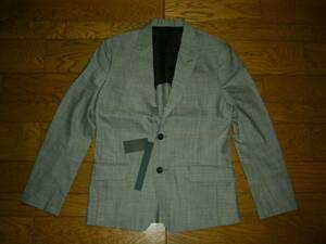  new goods SHELLAC shellac tailored jacket 46 ash thin suit * formal regular price 54000 jpy 