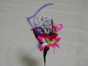 # beautiful goods : Japanese clothes hair ornament for children The Seven-Five-Three Festival etc. large flower Dn770