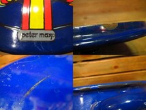 ビンテージ70's★Peter Maxホーロー鍋青★ピーターマックス食器_画像3