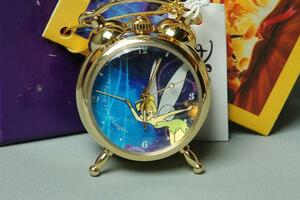  prompt decision Tinkerbell Disney 75 anniversary commemoration top class 17 stone desk clock Peter Pan Disney 