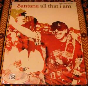 サンタナ/All That I Am★ピアノ歌ギターコード譜　Santana