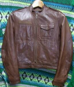  Urban Research sheep leather leather jacket blouson ram leather 