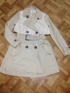  Jill bai Jill Stuart race trench coat 