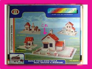  new goods real block house D@ handmade kit / miniature / parts taking . also 