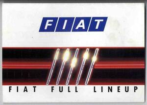 [a6289]'92 Fiat. general catalogue 