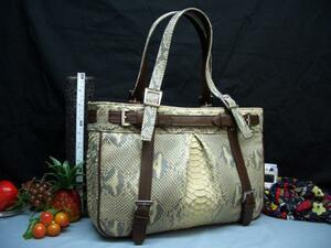 * all python tote bag designer - type 23( domestic production )OAK