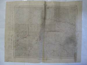 古地図　丹波 ５万分の１地形図◆大正2年◆東京府、山梨県