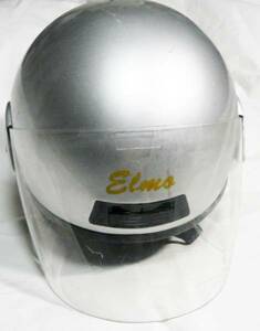 エレナelenaジェットヘルメット/シンプルヴィンテージ型シルバー