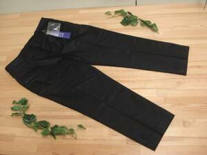  new goods tag attaching *Aquilegia* cotton cropped pants black 7 number 
