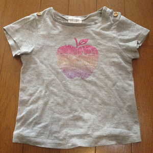  Jill Stuart 90 apple T-shirt Kirakira child clothes Kids child 