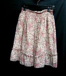ロイスクレヨン Lois CRAYON 小花柄のふんわりギャザースカート