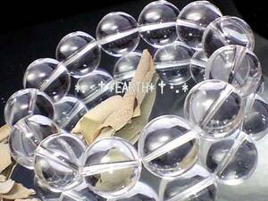 天然石★16ミリ高級天然水晶AAAクリスタル数珠　送料無料　匿名発送