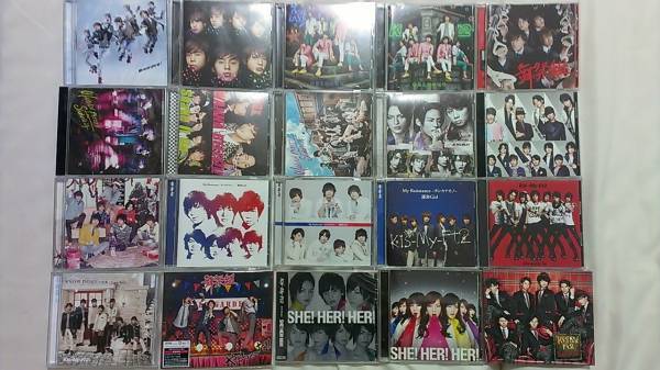 【送料無料!】即決●Kis-My-Ft2●キスマイ●シングルCD20枚セット●DVD付有