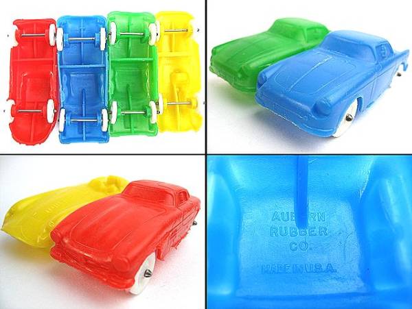 1960’s AUBURN RUBBER ビンテージ ポルシェ ベンツ スポーツ お得4個セット！ 1960's AUBURN RUBBER ビンテージ TOY おもちゃ