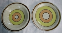 ☆陶器：在庫処分☆お洒落な大皿とスープ皿_画像2
