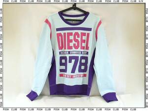 DIESEL【OUC31】コットン・長袖＊トレーナーM＊カラフル