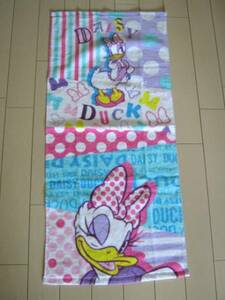 1.[ new goods ] Disney daisy Duck * face towel 