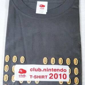 【新品即決】クラブニンテンドー　Ｔシャツ2010 コイン チャコール Ｌサイズ