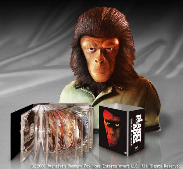 限定版3000個・未開封　猿の惑星コンプリートコレクションDVD　フィギュア付き Amazon | 全世界3000体限定巨大ヘッドフィギュア付き「猿の惑星