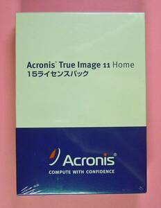 [1264]4538180802887 Acronis True Image11 Home 15 license pack new goods unopened backup a black ni -stroke u Roo image Windows for 