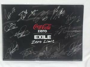 ☆コカコーラ EXILE クリアファイル＆ミニポスター☆新品0005