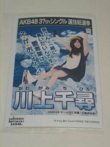 未開封　AKB48 ラブラドールレトリバー 劇場盤 生写真　川上千尋