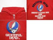 USED グレイトフルデッド GRATEFUL DEAD ロゴプリントZIP UPパーカー Mサイズ_画像2